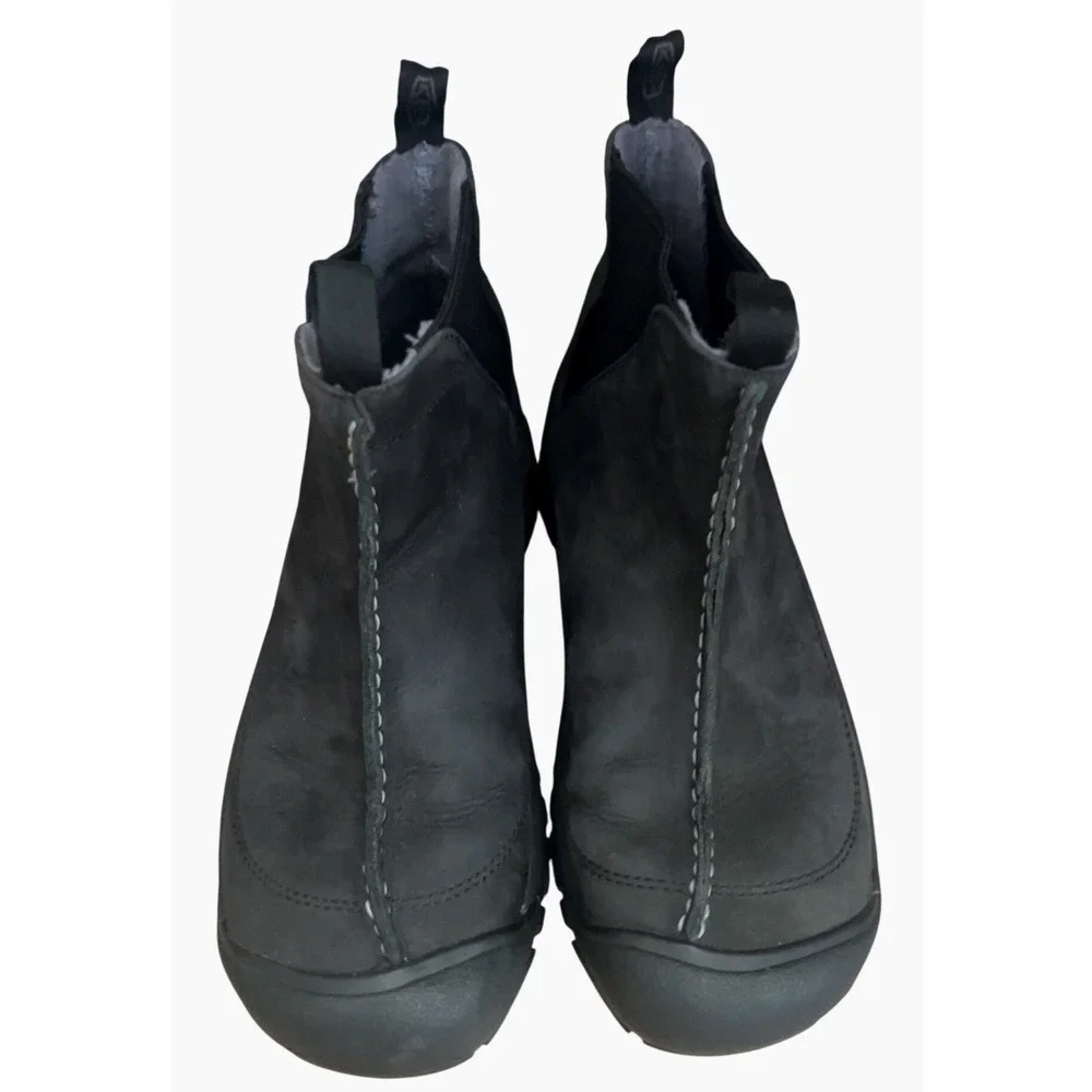 KEEN Anchorage III Chelsea Boots Women's 8 Black Leather